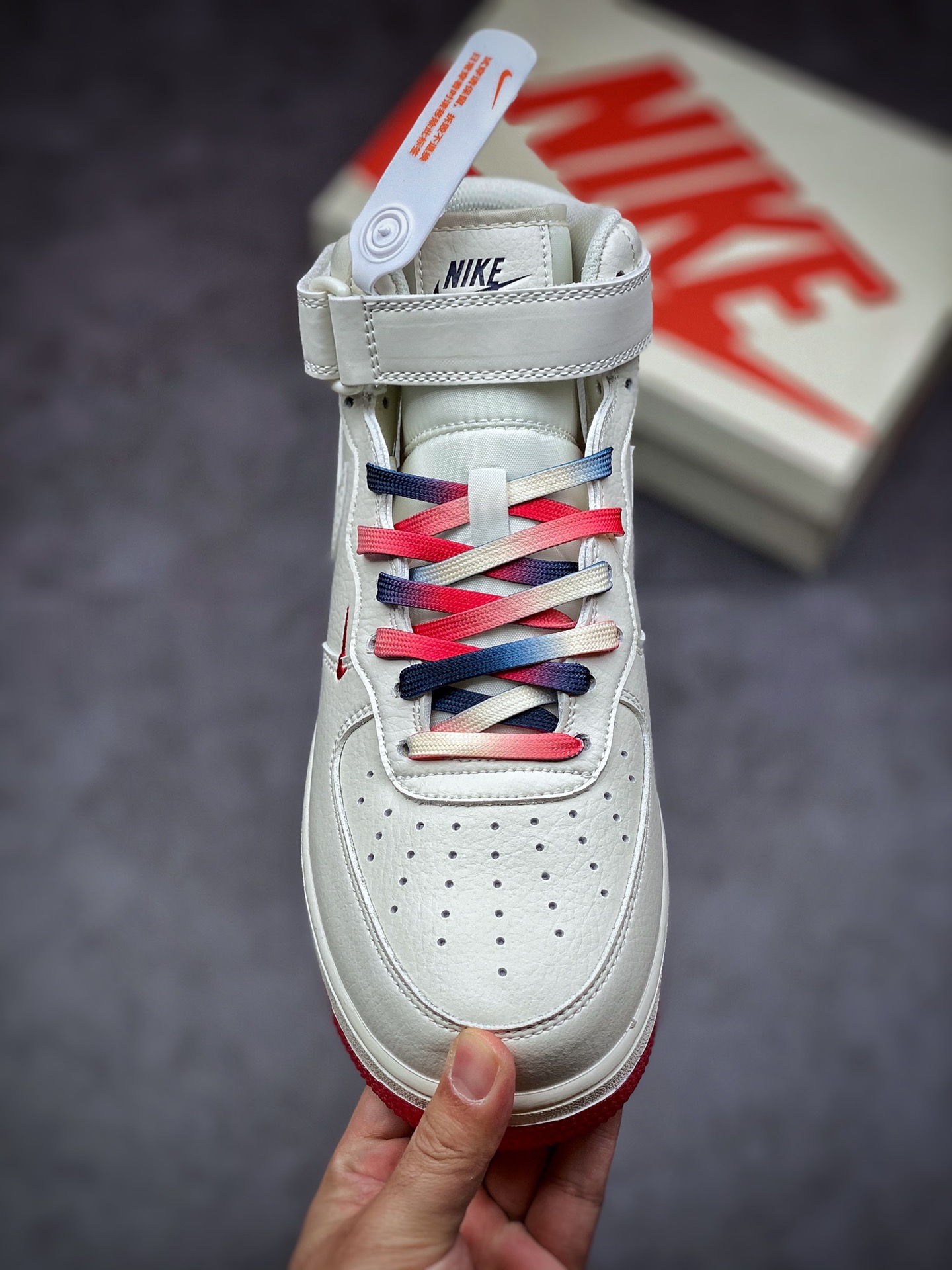 280 Nike Air Force 1 Mid 快船渐变 原楦头原纸板GU5696-658