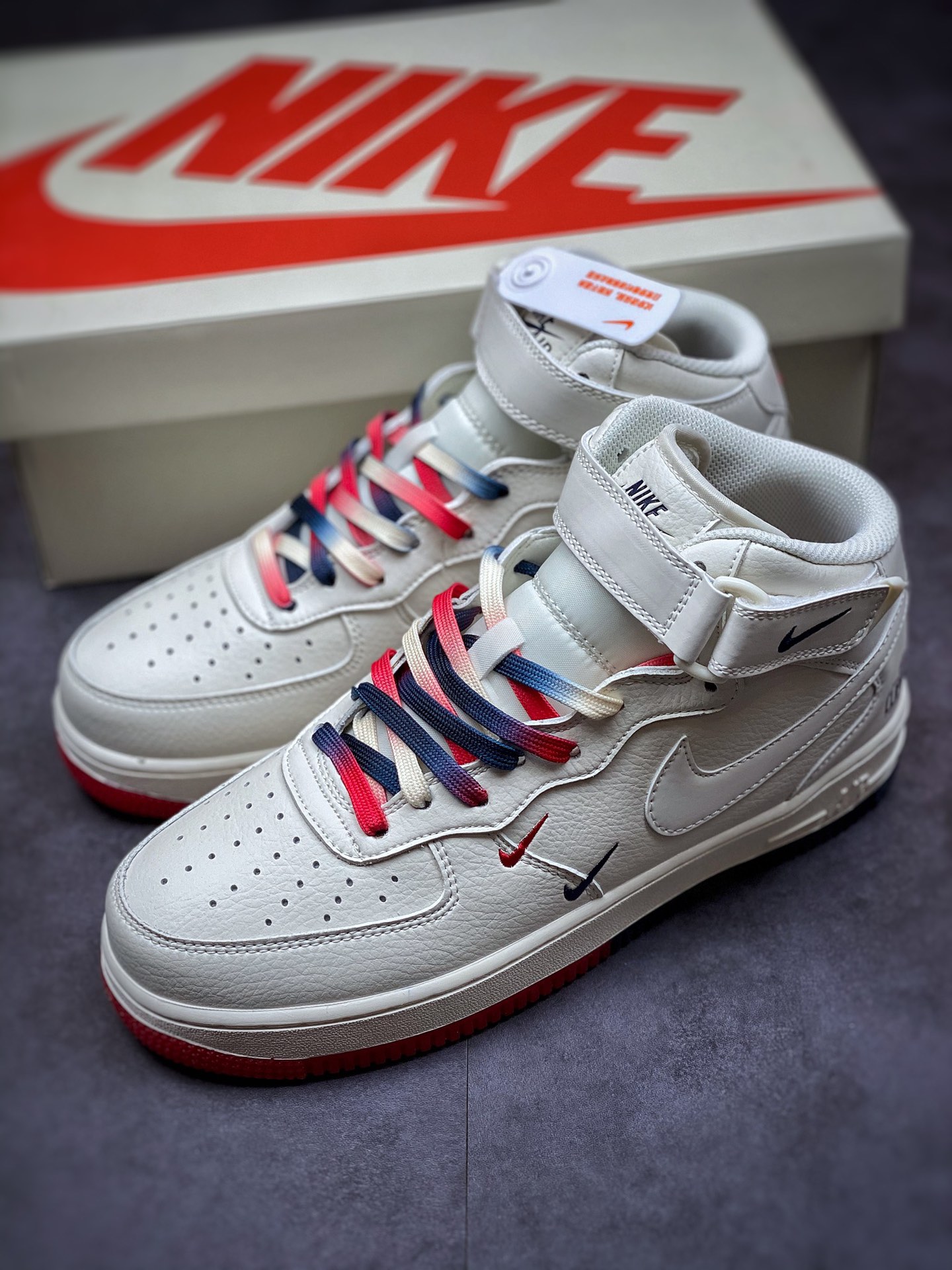 280 Nike Air Force 1 Mid 快船渐变 原楦头原纸板GU5696-658