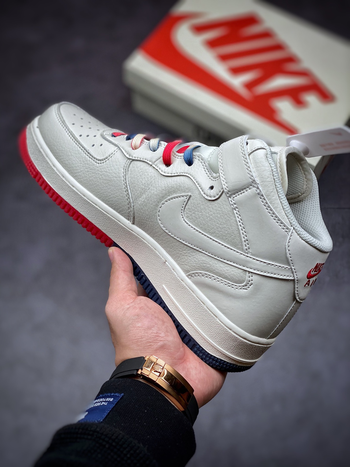 280 Nike Air Force 1 Mid 快船渐变 原楦头原纸板GU5696-658