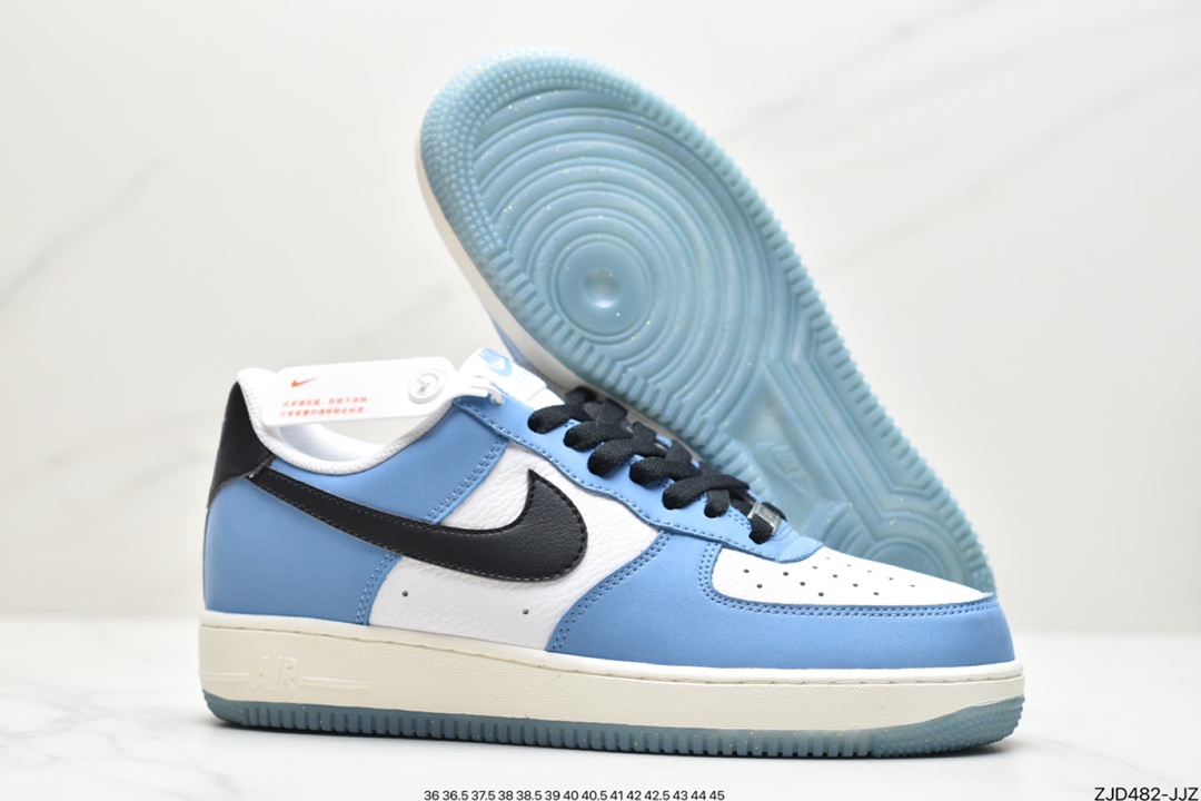 Nike Air Force 1 Low '07 ”University Blue” University Blue Low Top Air Force One Casual Sneakers 556088-136