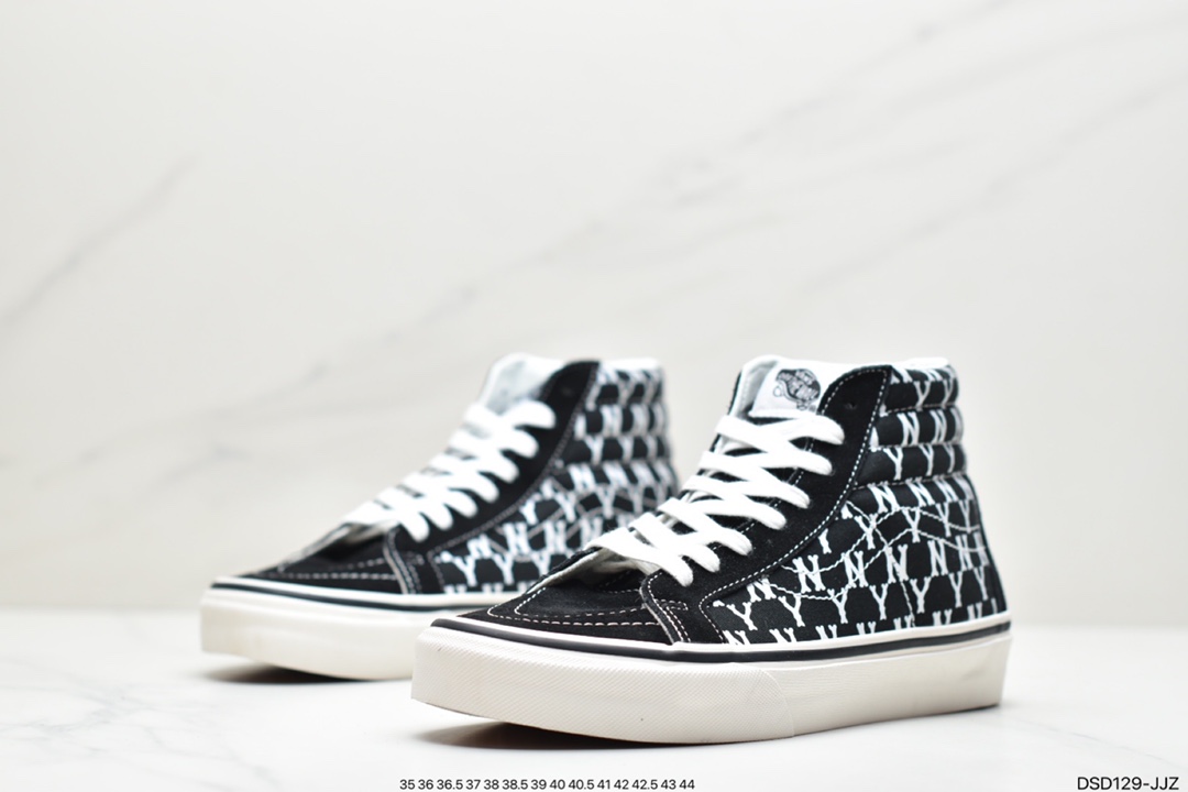 VANS/ Sk8-Hi Vit LX Vulcanized Classic Fashion High Top All-match Campus Casual Sports Skateboard Shoes