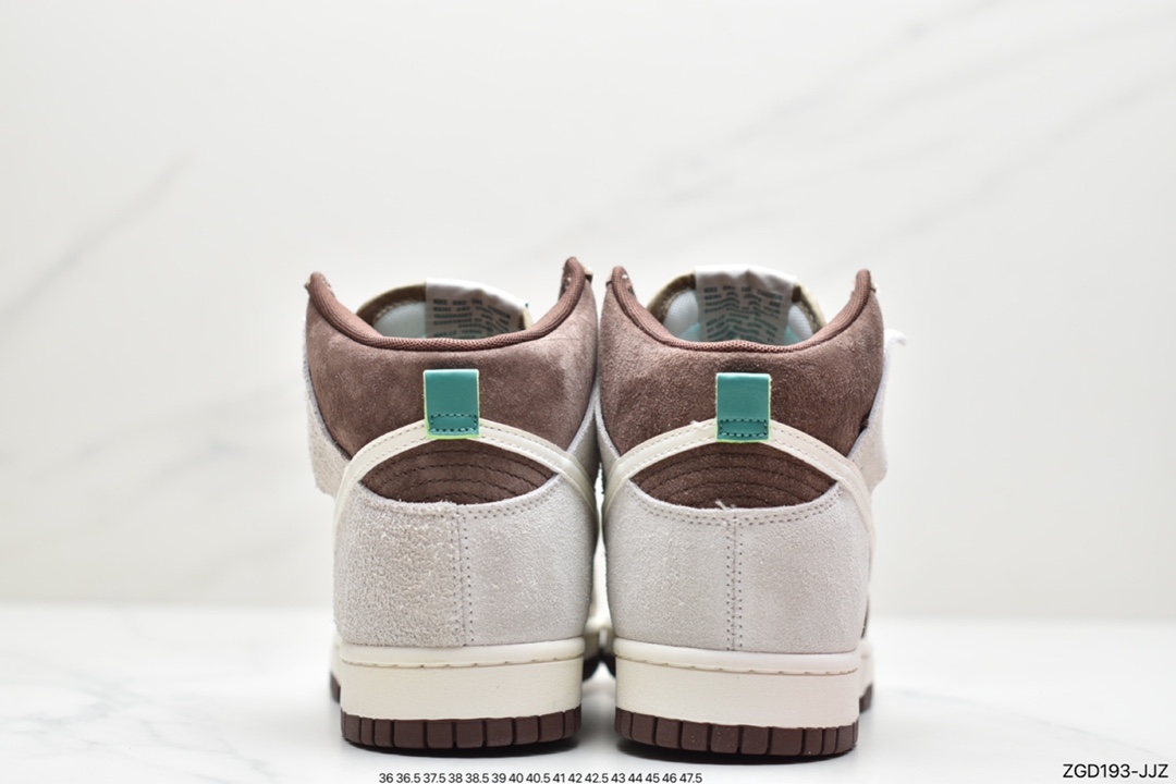290 公司级耐克Nike Dunk High ”Light Chocolate” 高邦 巧克力配色 DH5348-100