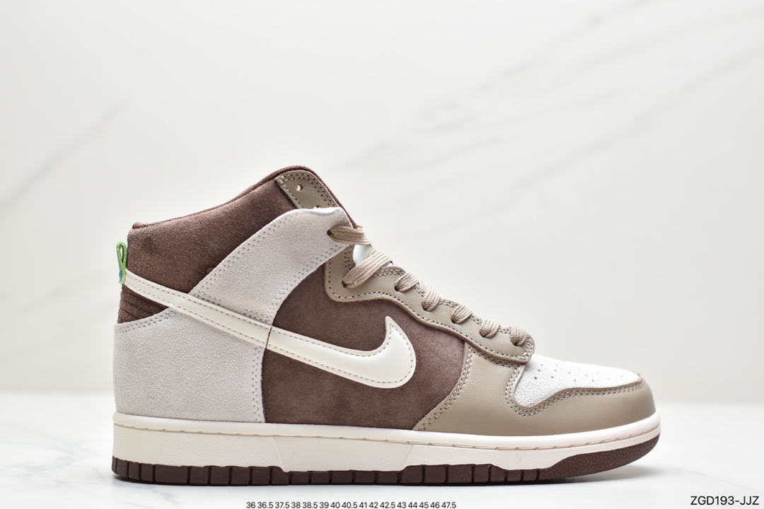 290 公司级耐克Nike Dunk High ”Light Chocolate” 高邦 巧克力配色 DH5348-100
