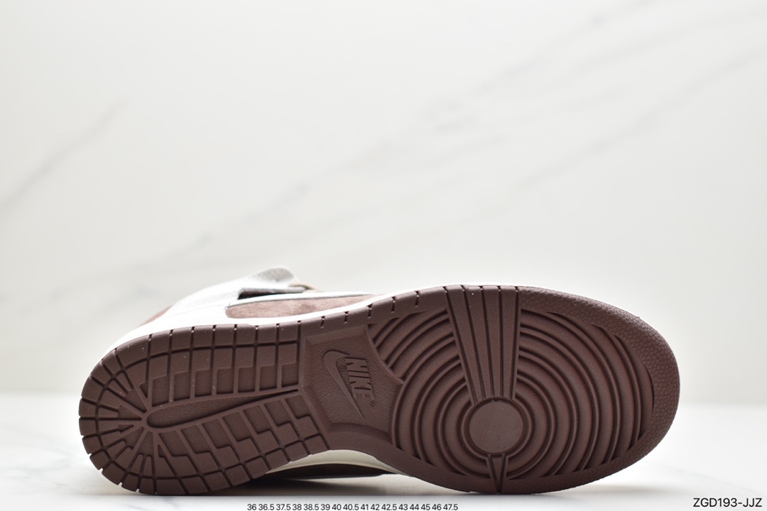 290 公司级耐克Nike Dunk High ”Light Chocolate” 高邦 巧克力配色 DH5348-100