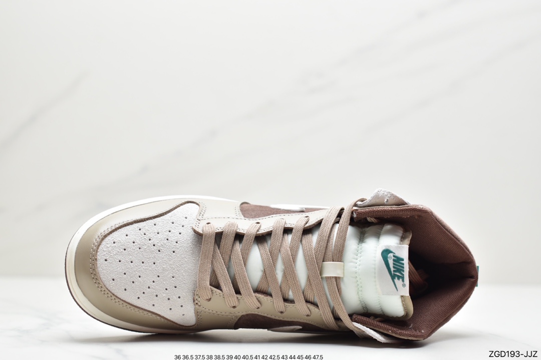 290 公司级耐克Nike Dunk High ”Light Chocolate” 高邦 巧克力配色 DH5348-100