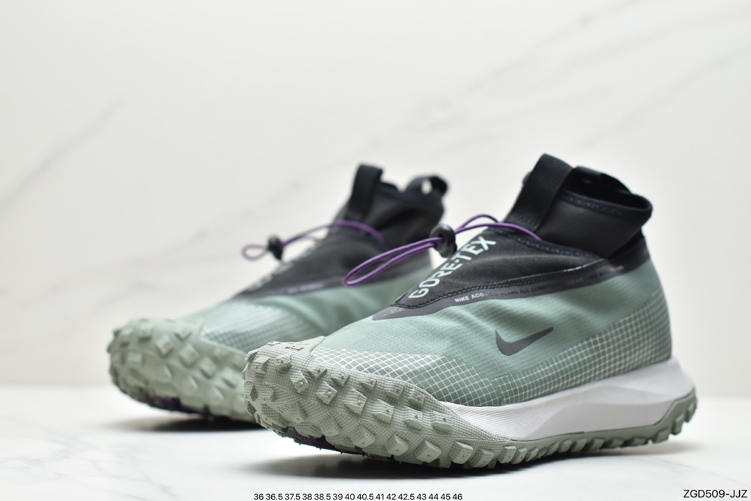 290 公司级耐克Nike ACG GORE-TEX 耐克纯黑机能防水户外跑鞋CT2904-002