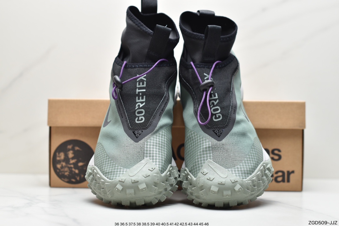 290 公司级耐克Nike ACG GORE-TEX 耐克纯黑机能防水户外跑鞋CT2904-002
