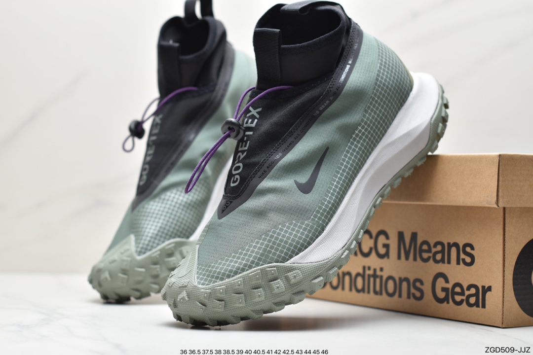 290 公司级耐克Nike ACG GORE-TEX 耐克纯黑机能防水户外跑鞋CT2904-002