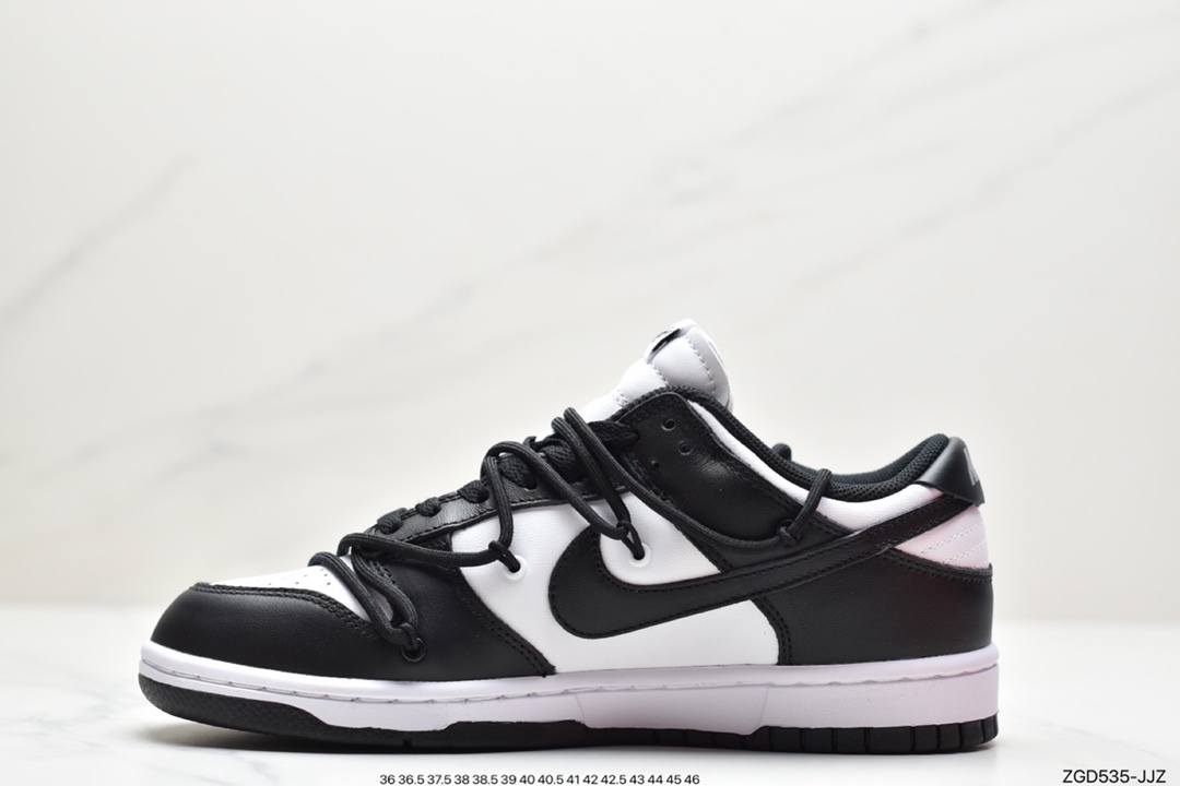 290 公司级耐克Nike SB Dunk OFF-WHITE 联名 黑白CT0856
