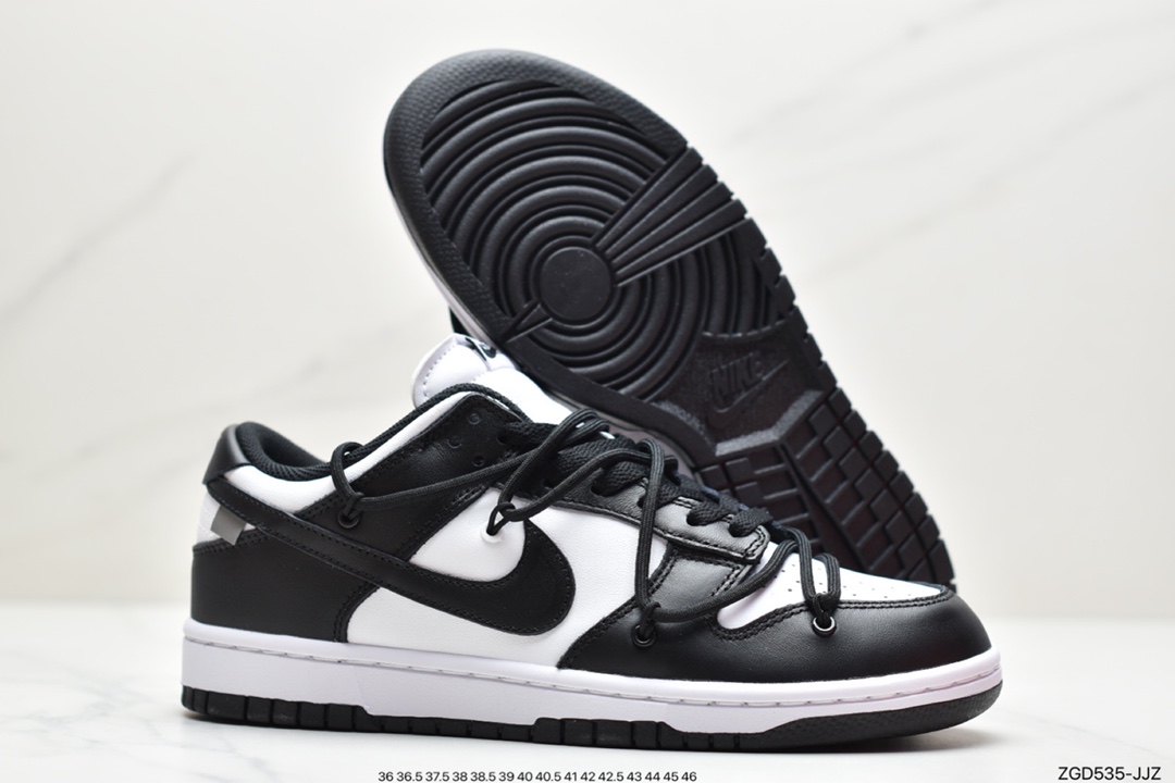 290 公司级耐克Nike SB Dunk OFF-WHITE 联名 黑白CT0856