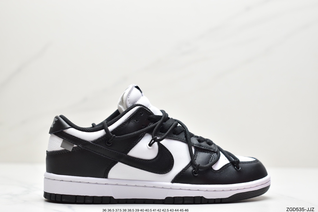 290 公司级耐克Nike SB Dunk OFF-WHITE 联名 黑白CT0856