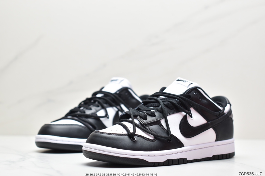 290 公司级耐克Nike SB Dunk OFF-WHITE 联名 黑白CT0856