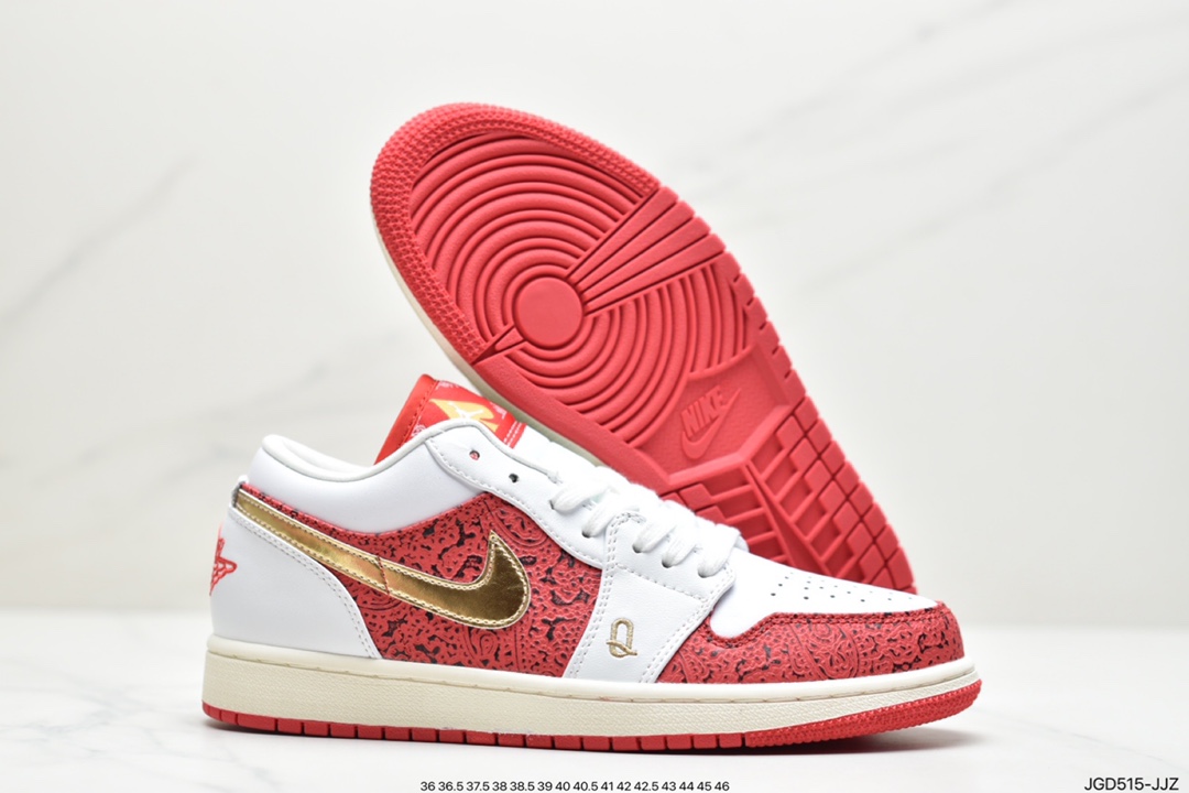 180 公司级Air Jordan 1 Low AJ1乔1低帮休闲板鞋 553558-128