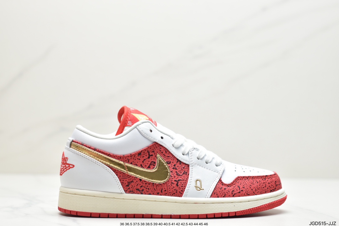 180 公司级Air Jordan 1 Low AJ1乔1低帮休闲板鞋 553558-128