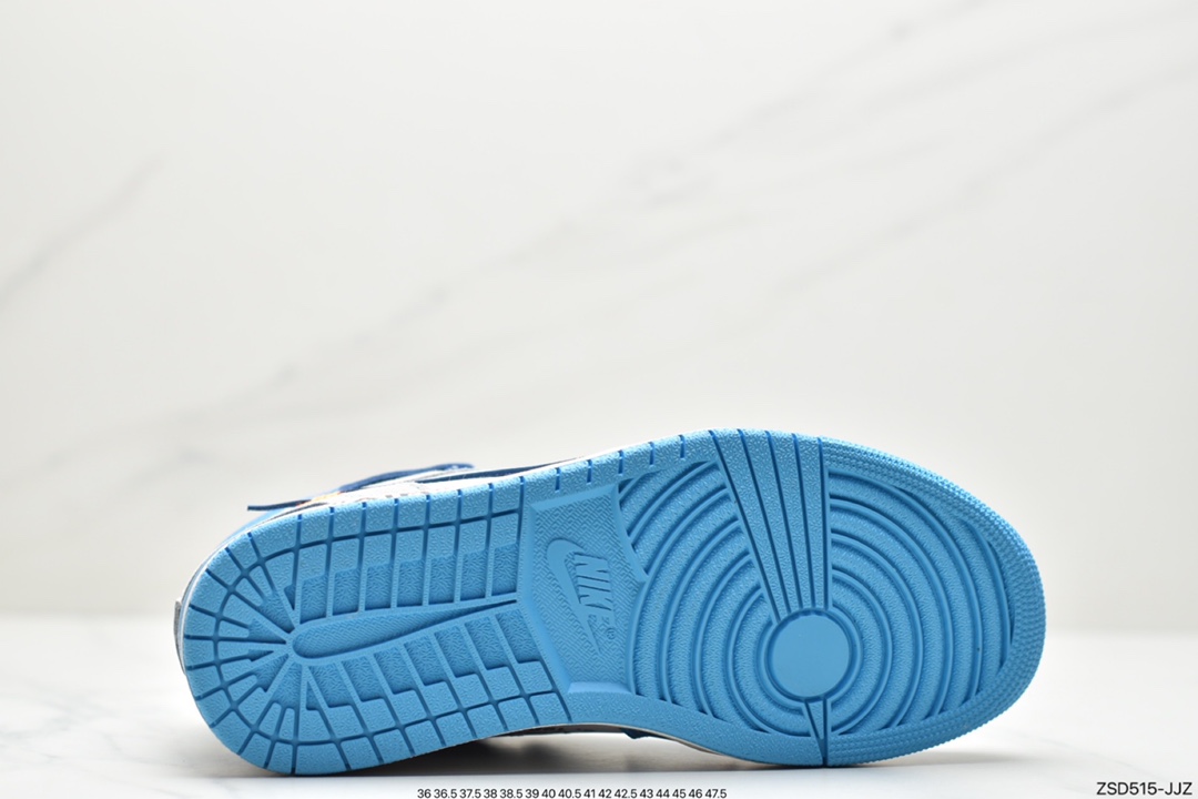 320 公司级OFF-WHITE x Air Jordan 1 Retro High OG “UNC” 高帮 北卡蓝联名 AQ0818-148