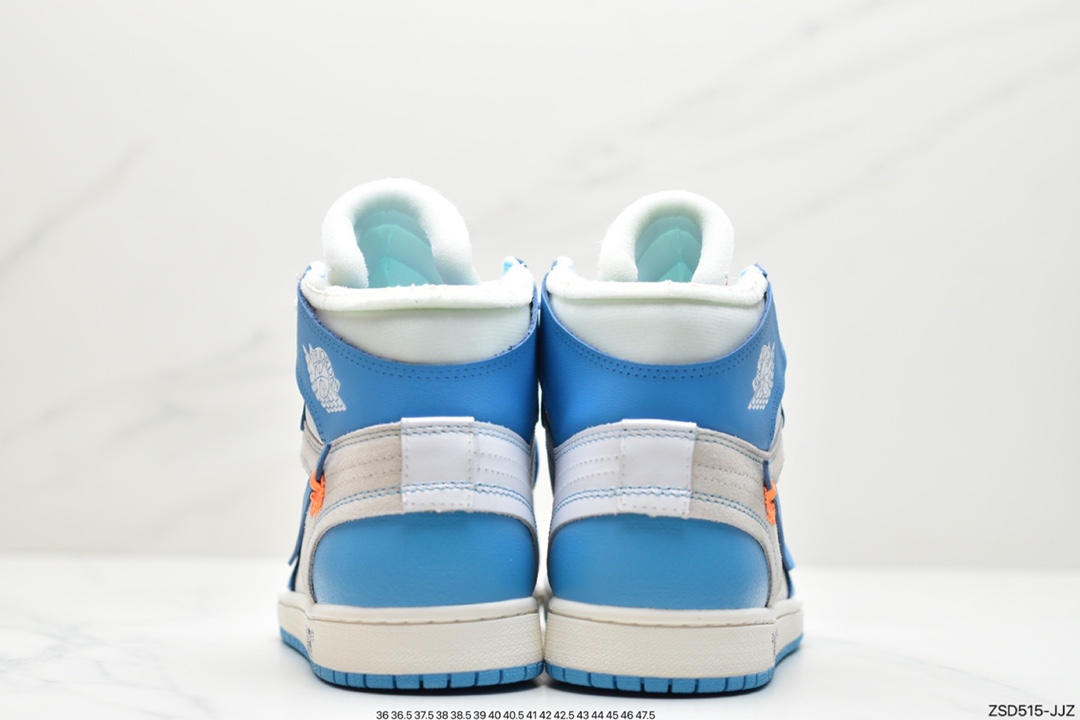 320 公司级OFF-WHITE x Air Jordan 1 Retro High OG “UNC” 高帮 北卡蓝联名 AQ0818-148