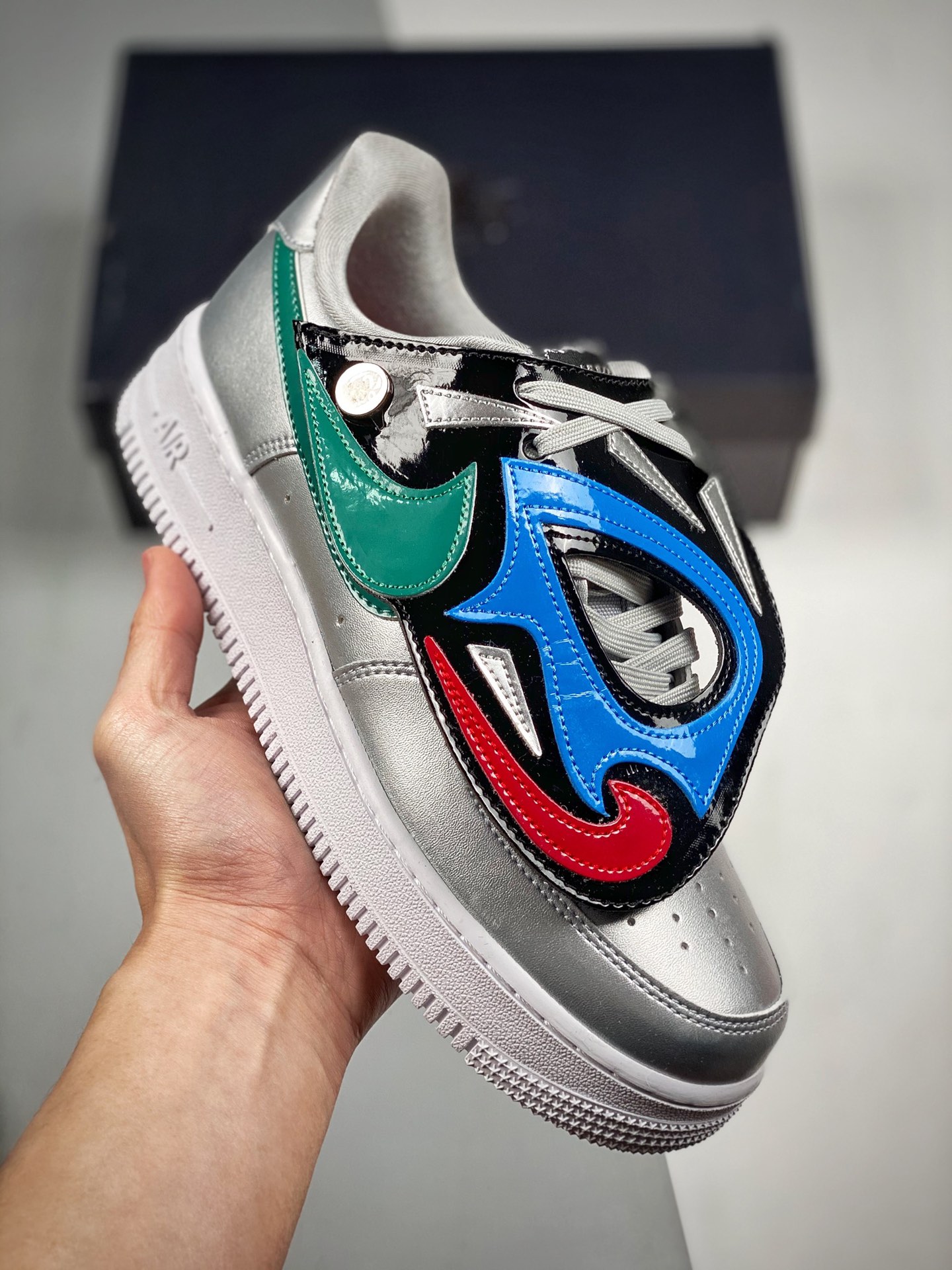 Nike Air Force 1 07 Air Force One, horma y cartón originales para un auténtico estilo Air Force, enfocado en el canal d…