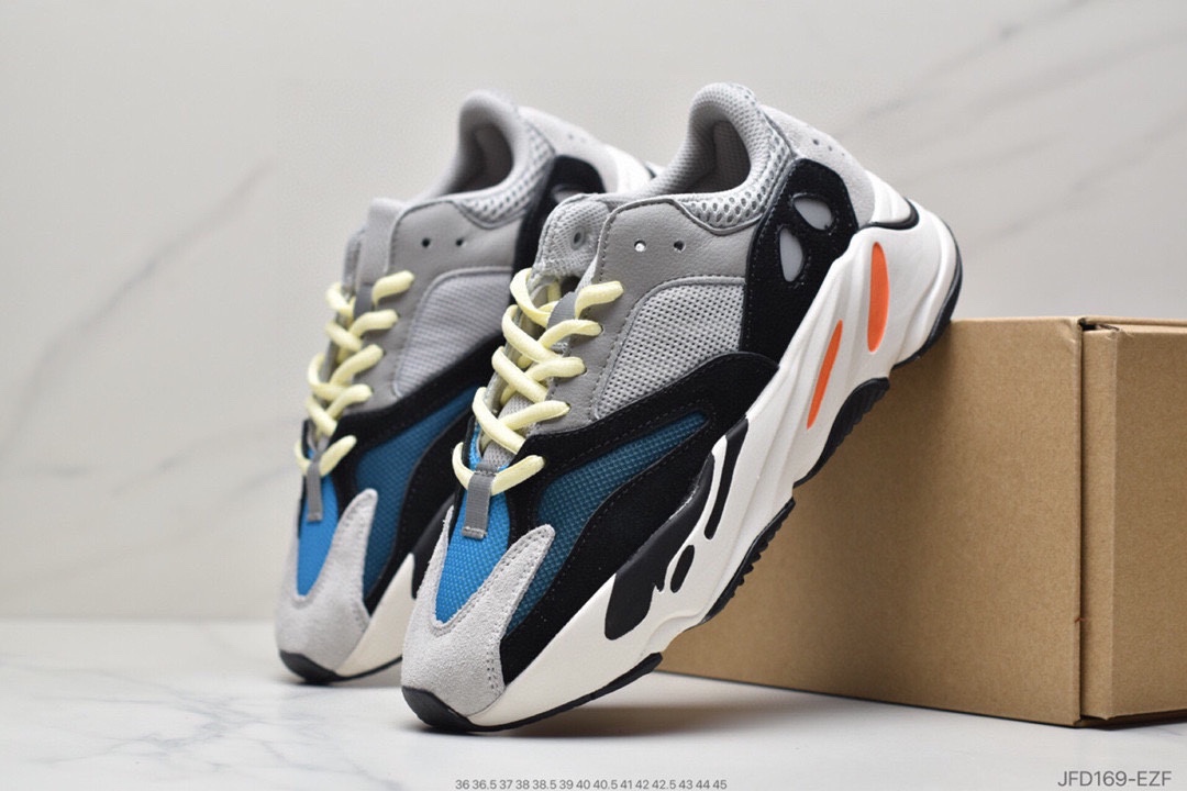 Really explosive Adidas Yeezy Boost 700 Inertia grandfather coconut 700 3M reflective running shoes EG7487 526