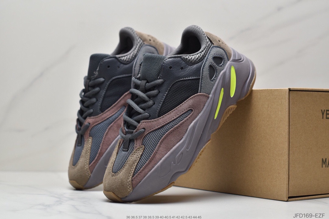 Really explosive Adidas Yeezy Boost 700 Inertia grandfather coconut 700 3M reflective running shoes EG7487 526