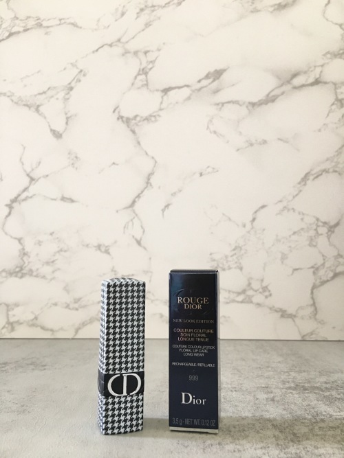 Dior Rouge 999 Houndstooth Limited Edition Velvet Lipstick,Classic Red,Warm Tone 1 Dior Rouge 999 Houndstooth Limited Edition Velvet Lipstick,Classic Red,Warm Tone