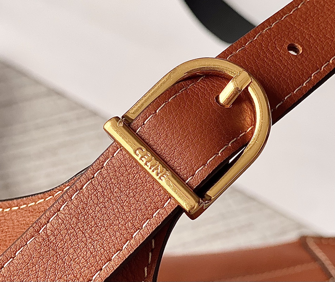 CELINE赛琳纯色牛皮手袋197443