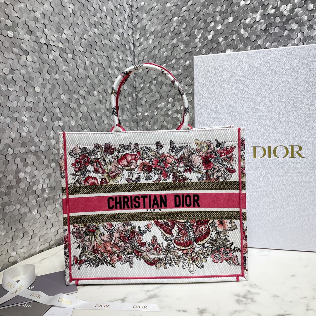 Dior Book Tote Handbags Tote Bags Embroidery