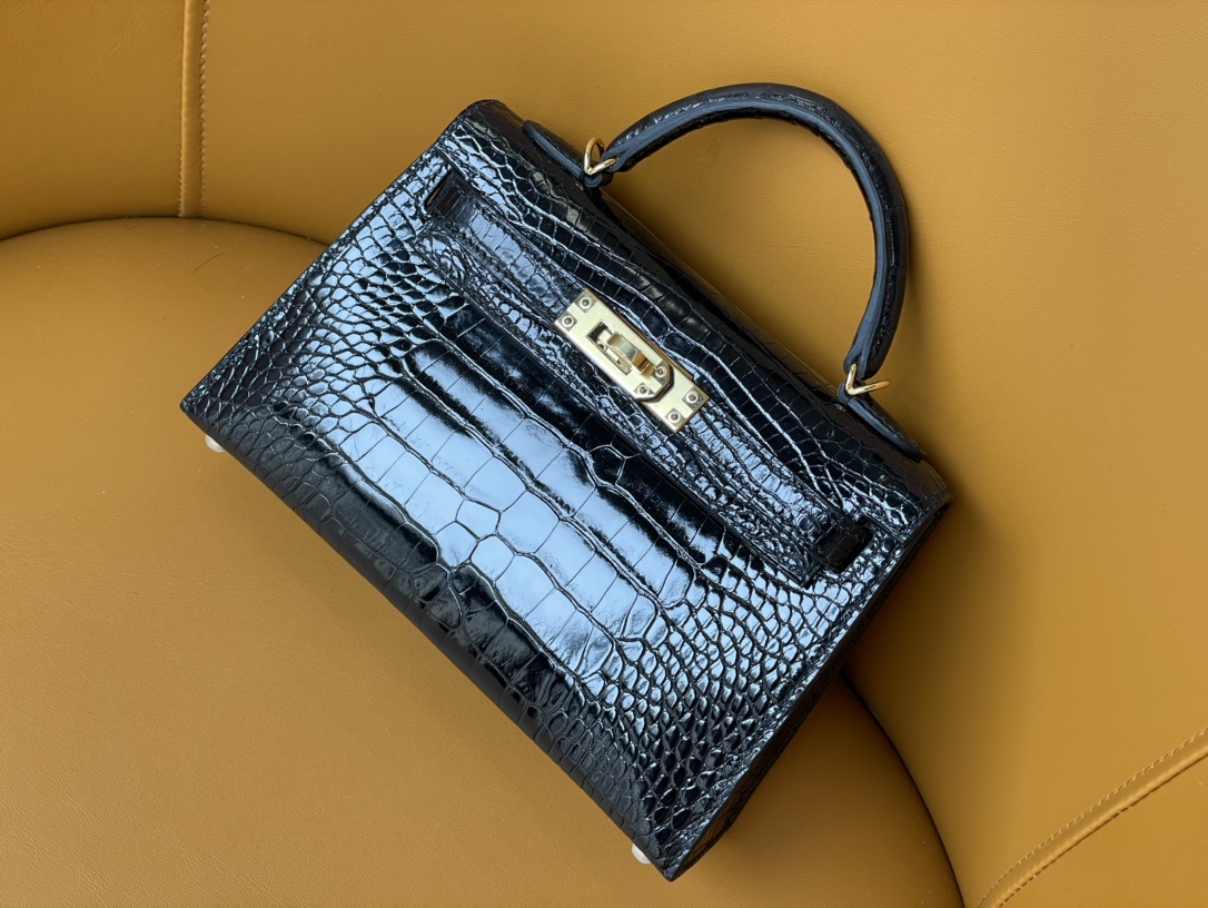 Hermes Kelly Handbags Crossbody & Shoulder Bags Black Mini