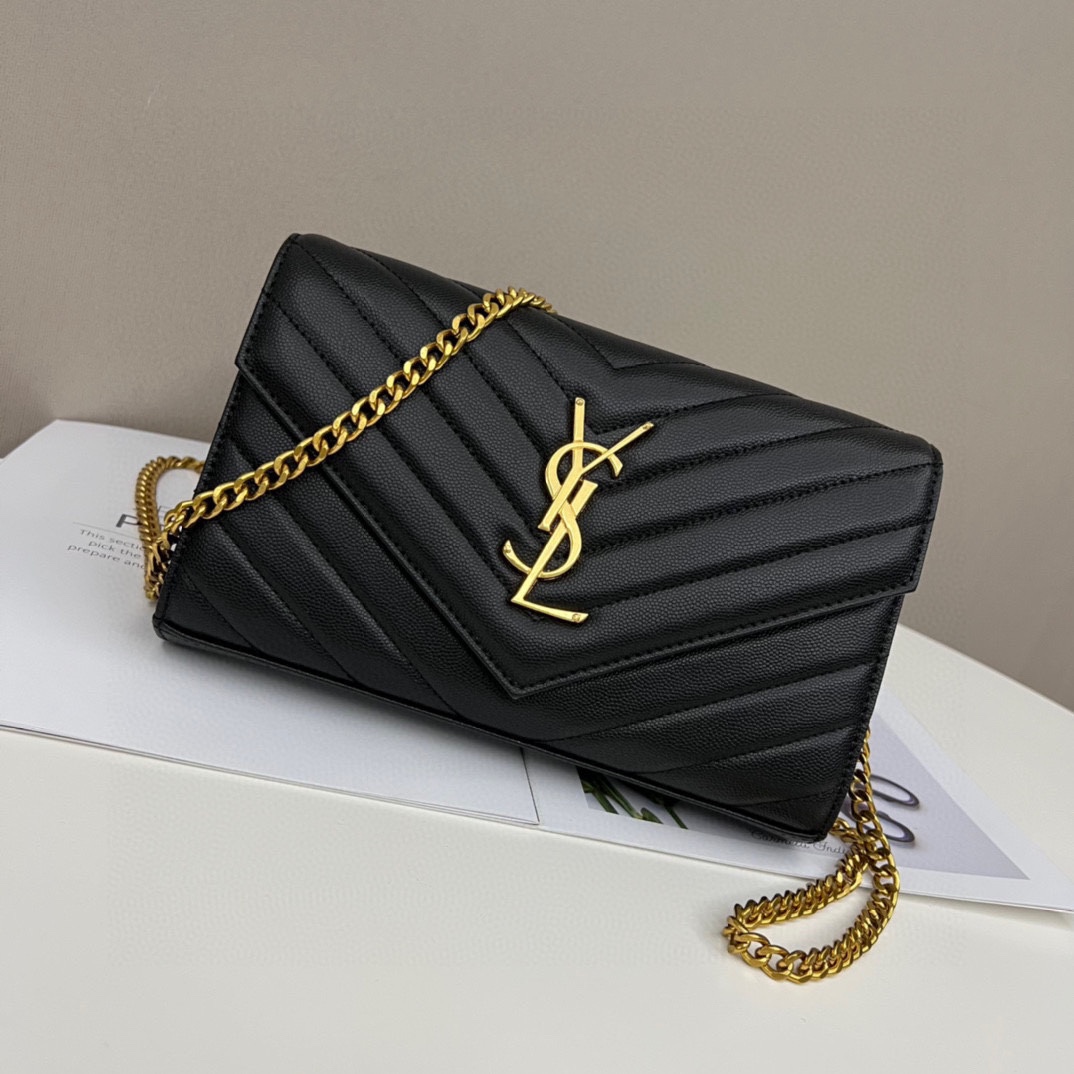 I5   YSL 圣罗兰YSL鱼子酱信封包