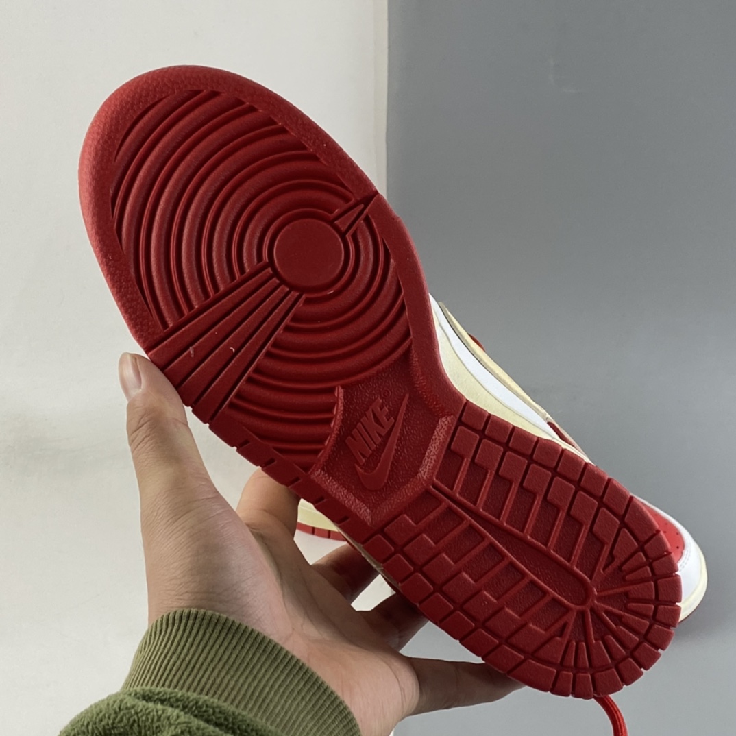 P380 NBA x NIKE Dunk Low “University Red”低帮 解构滑板鞋 DD1391-600