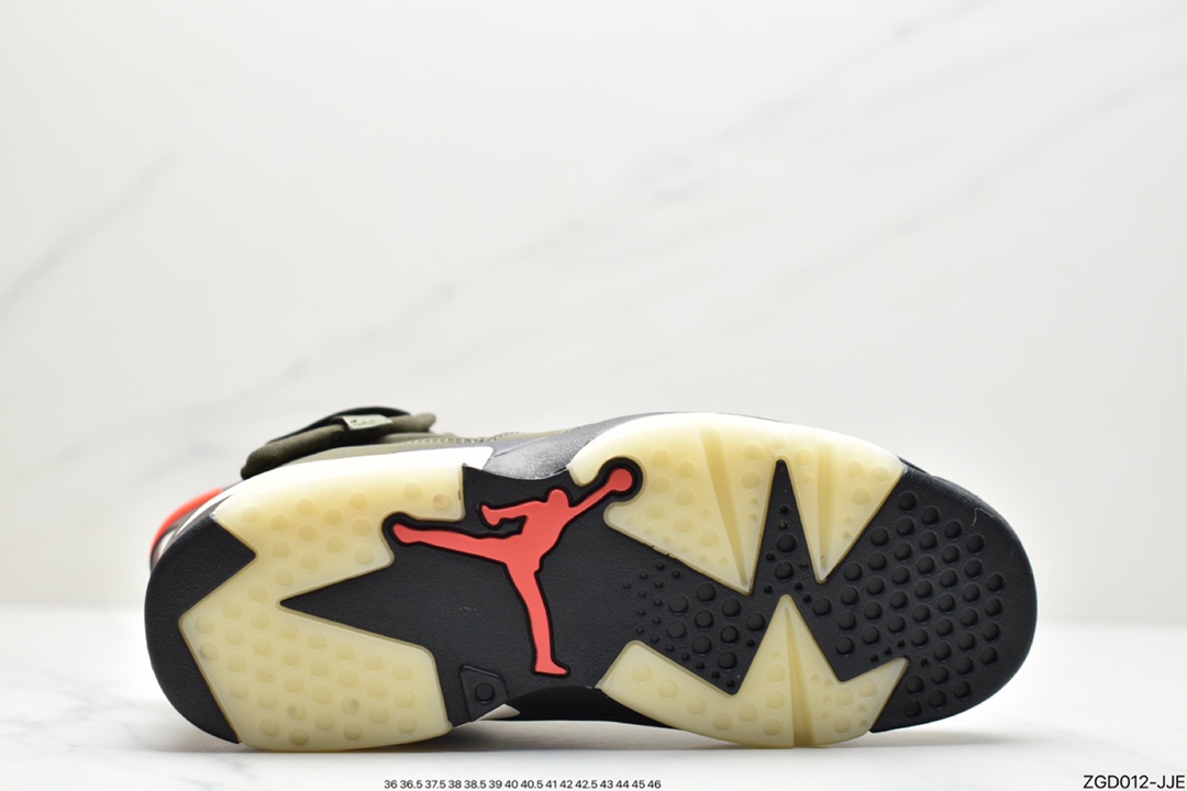 290 公司级说唱歌手·斯科特再度联乘Travis Scott x Air Jordan 6 ”Cactus Jack”乔丹AJ6代复古休闲文化篮球鞋CN1084-200