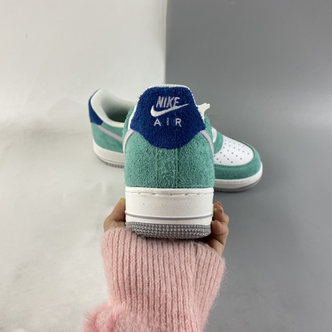P240 NIKE Air Force 1’07 Low 浅绿麂皮拼接 空军一号低帮休闲板鞋 BQ8988-102