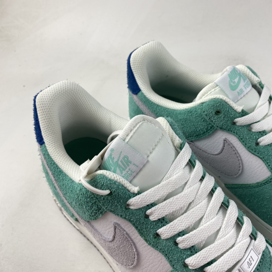 P240 NIKE Air Force 1’07 Low 浅绿麂皮拼接 空军一号低帮休闲板鞋 BQ8988-102