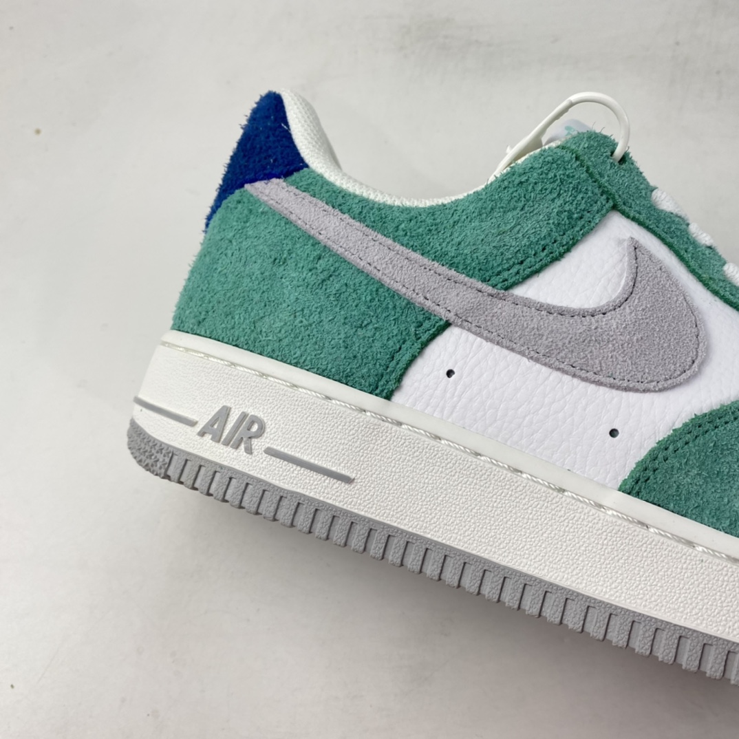 P240 NIKE Air Force 1’07 Low 浅绿麂皮拼接 空军一号低帮休闲板鞋 BQ8988-102