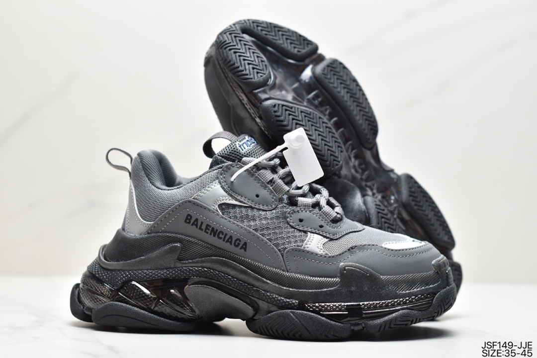 Dad shoes deconstruction perfectly interprets the trend new fashion Balenciaga Triple-S Sneaker fashion retro platform 656686 W06G0 1001