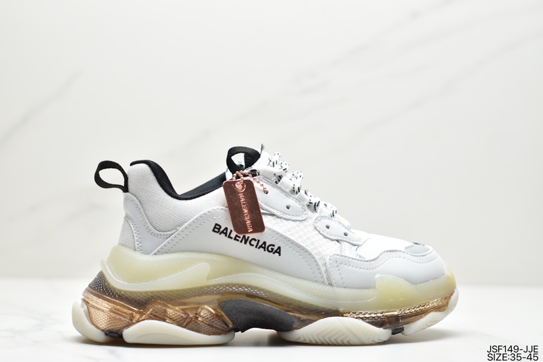 Dad shoes deconstruction perfectly interprets the trend new fashion Balenciaga Triple-S Sneaker fashion retro platform 656686 W06G0 1001