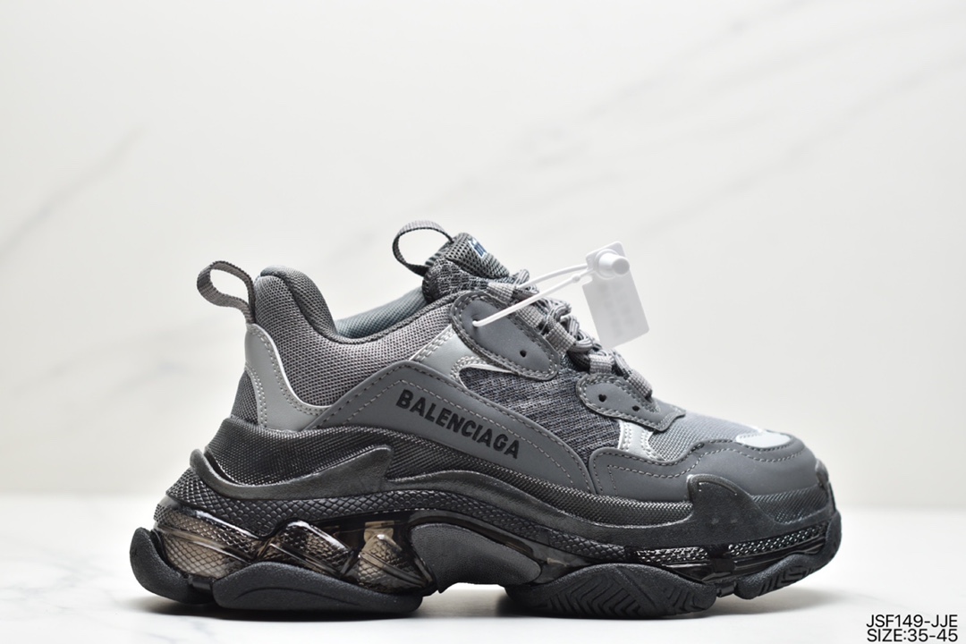 Dad shoes deconstruction perfectly interprets the trend new fashion Balenciaga Triple-S Sneaker fashion retro platform 656686 W06G0 1001