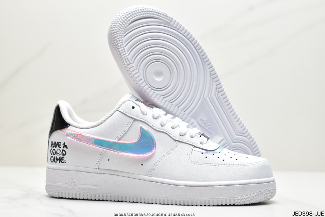 150 公司级耐克Nike Air Force 1 High’07 LV8 3M反光银白 空军一号休闲板鞋CU4159-100