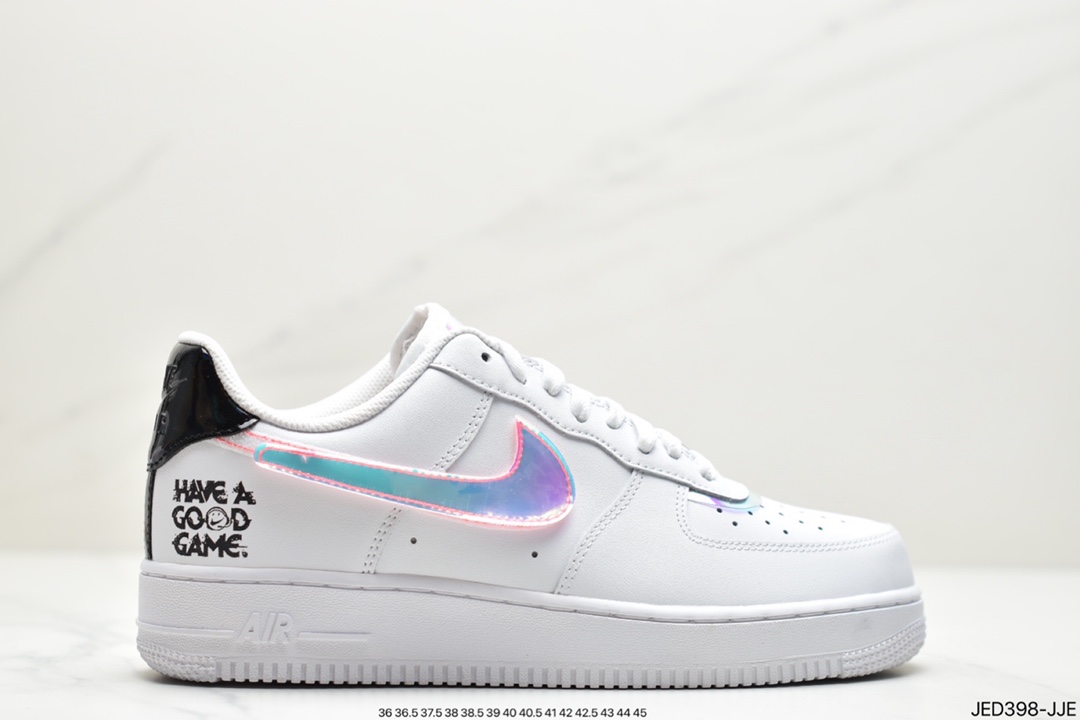 150 公司级耐克Nike Air Force 1 High’07 LV8 3M反光银白 空军一号休闲板鞋CU4159-100