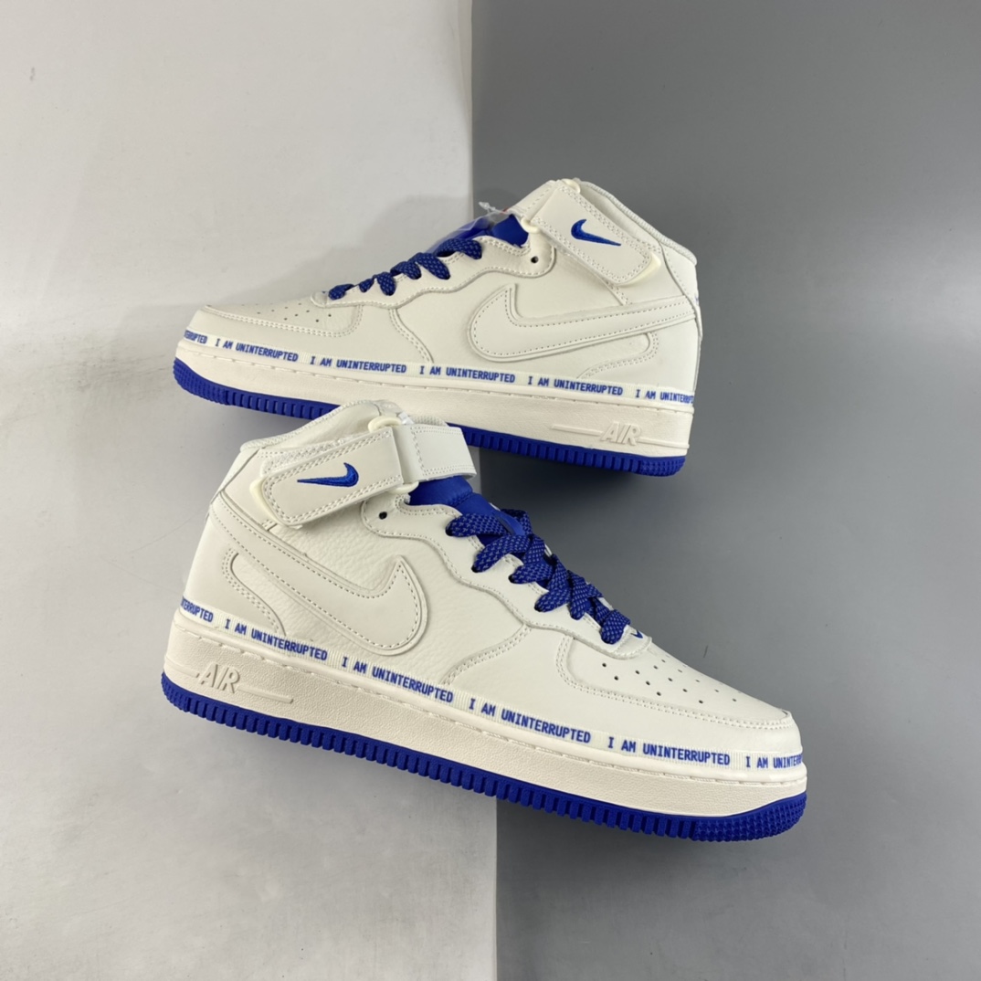 P260 Uninterrupted x NIKE Air Forece 11’07 Mid ”MORE THAN” 米宝蓝签名涂鸦板鞋 NU3060-686