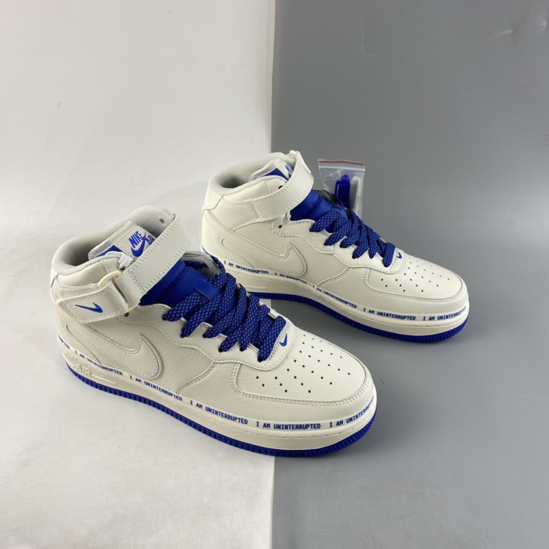 P260 Uninterrupted x NIKE Air Forece 11’07 Mid ”MORE THAN” 米宝蓝签名涂鸦板鞋 NU3060-686