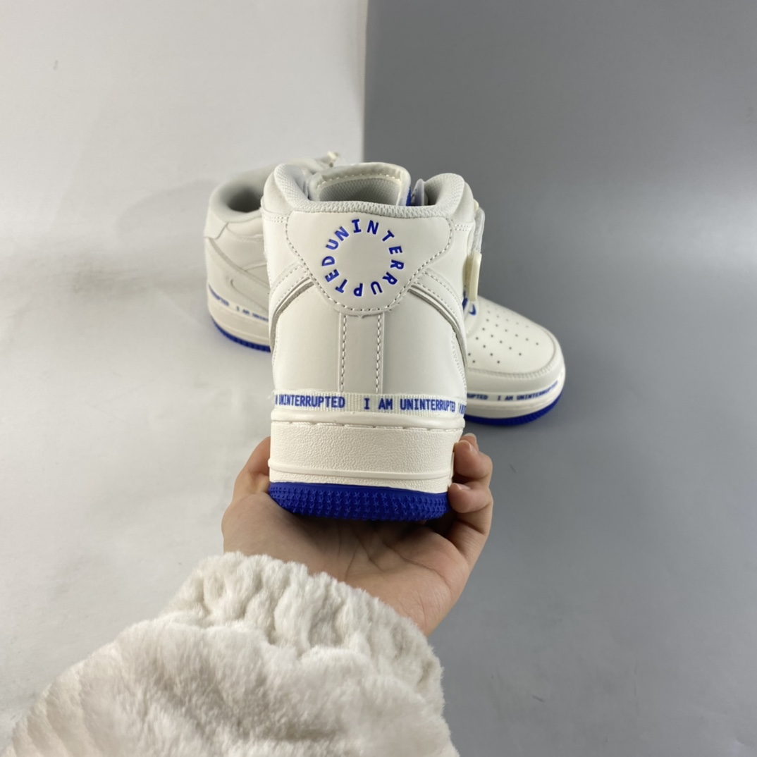 P260 Uninterrupted x NIKE Air Forece 11’07 Mid ”MORE THAN” 米宝蓝签名涂鸦板鞋 NU3060-686