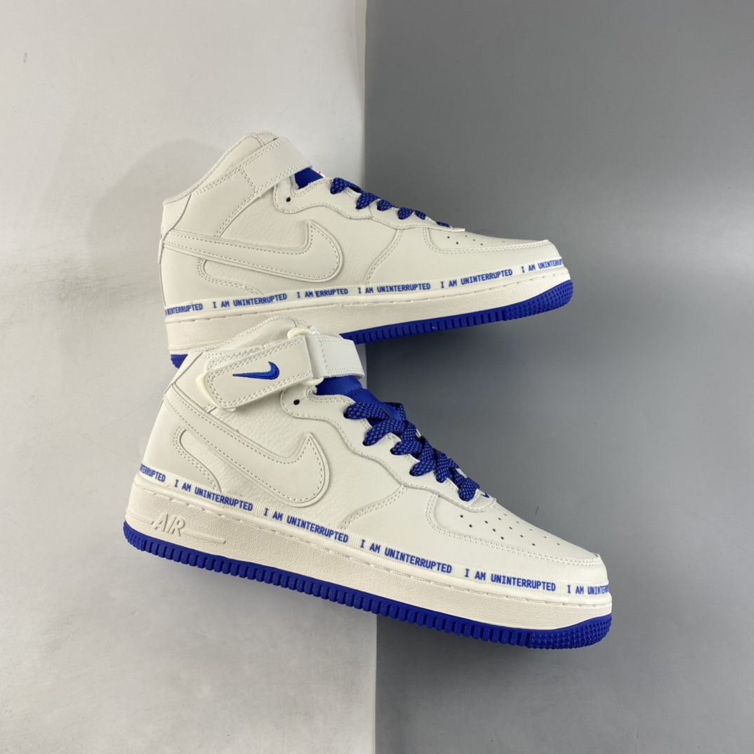 P260 Uninterrupted x NIKE Air Forece 11’07 Mid ”MORE THAN” 米宝蓝签名涂鸦板鞋 NU3060-686