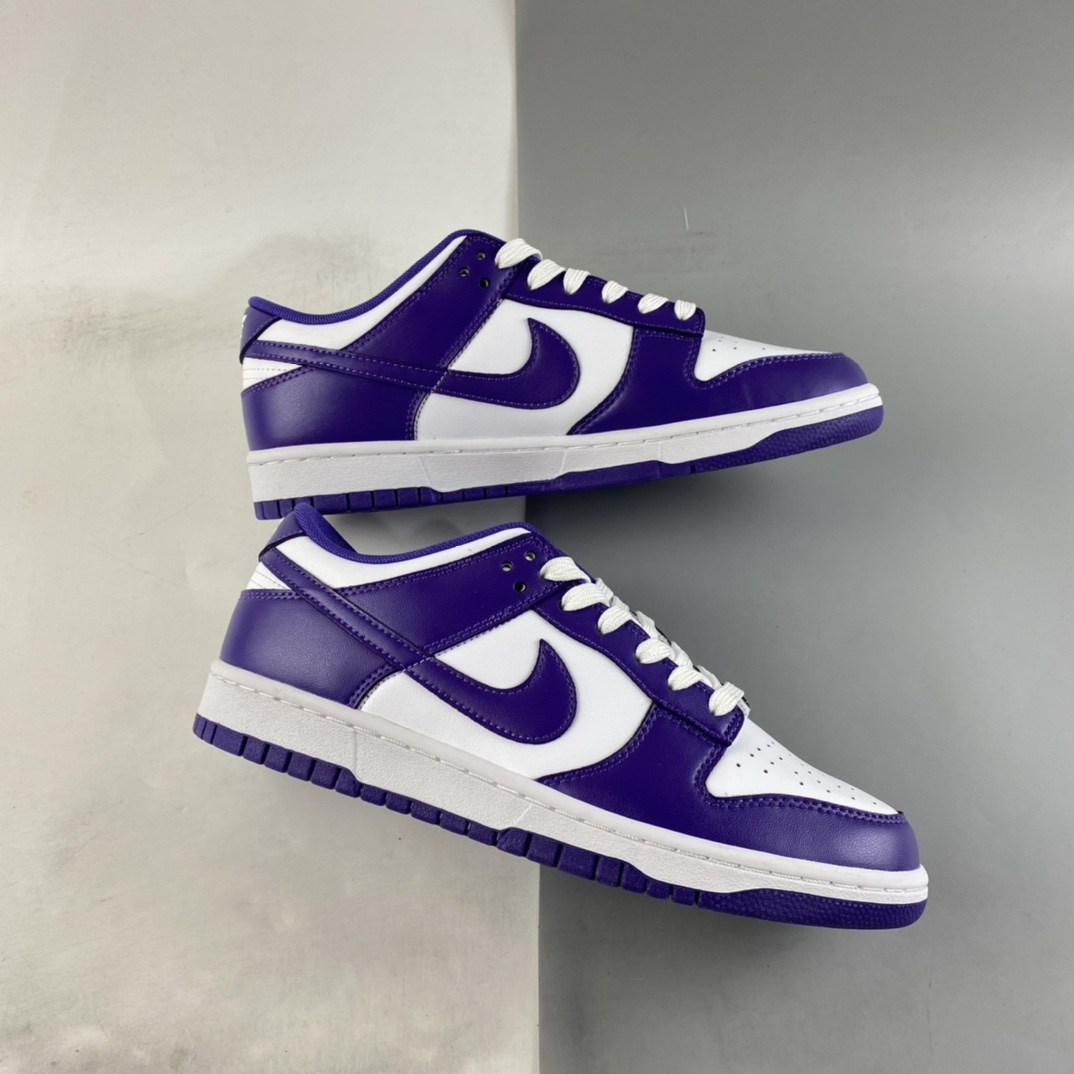 P280 NIKE Dunk Low Retro 白紫 低帮运动休闲板鞋 DD1391-104