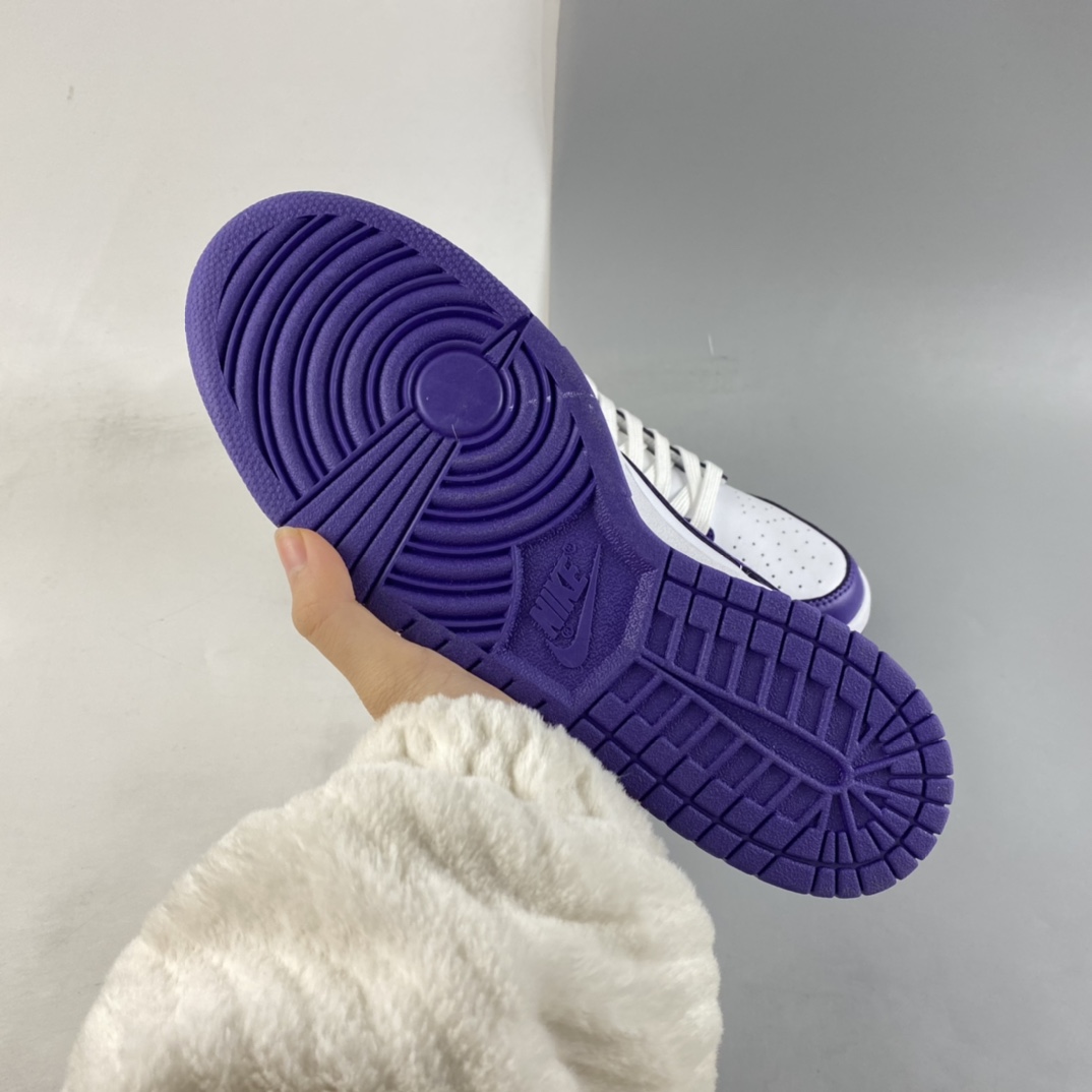 P280 NIKE Dunk Low Retro 白紫 低帮运动休闲板鞋 DD1391-104