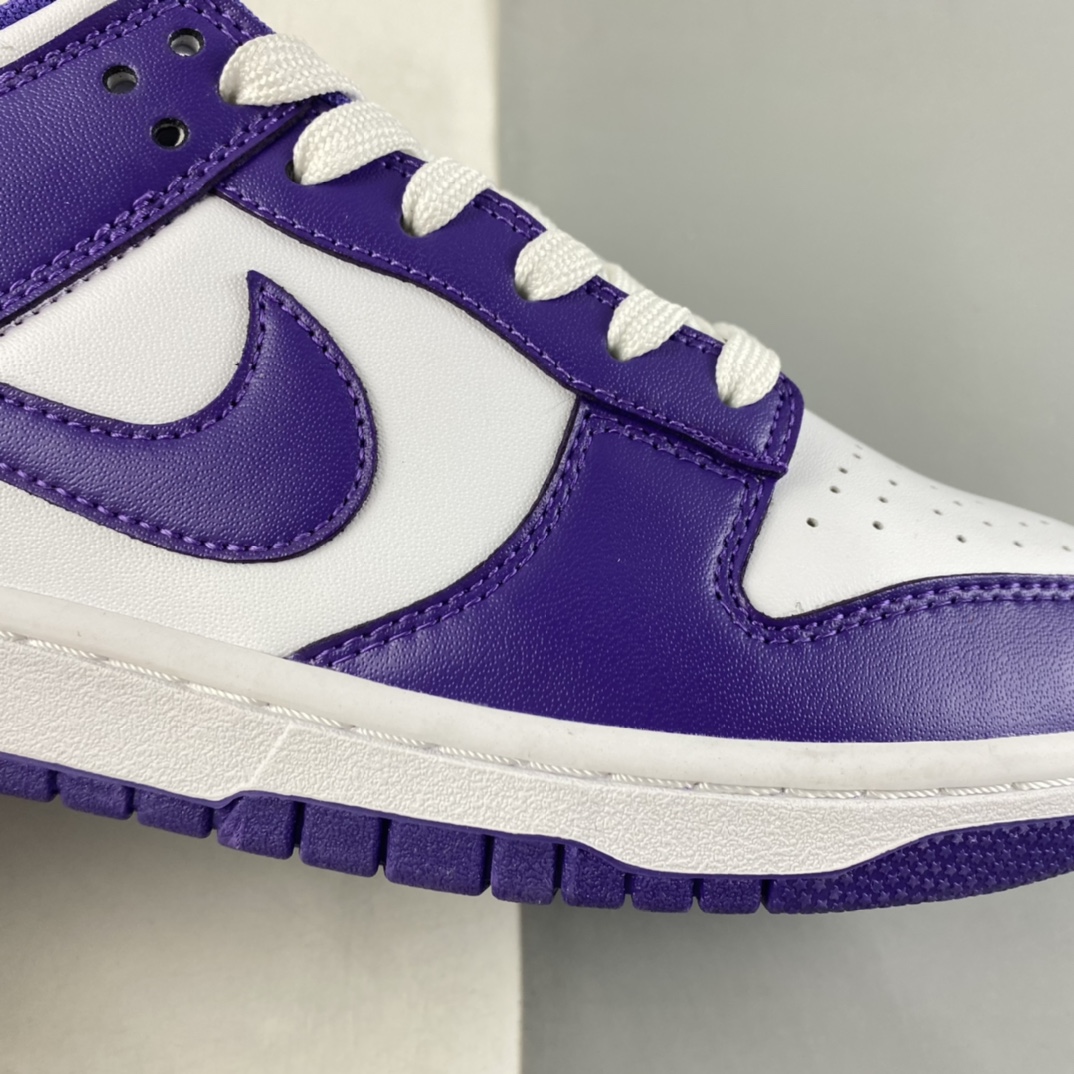 P280 NIKE Dunk Low Retro 白紫 低帮运动休闲板鞋 DD1391-104