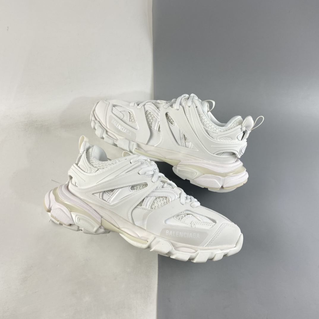 Balenciaga Sneaker Tess s.Gomma MAILLE WHITE/ORANGE