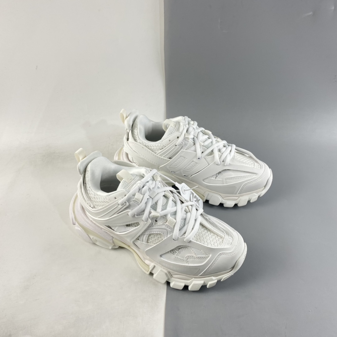 Balenciaga Sneaker Tess s.Gomma MAILLE WHITE/ORANGE