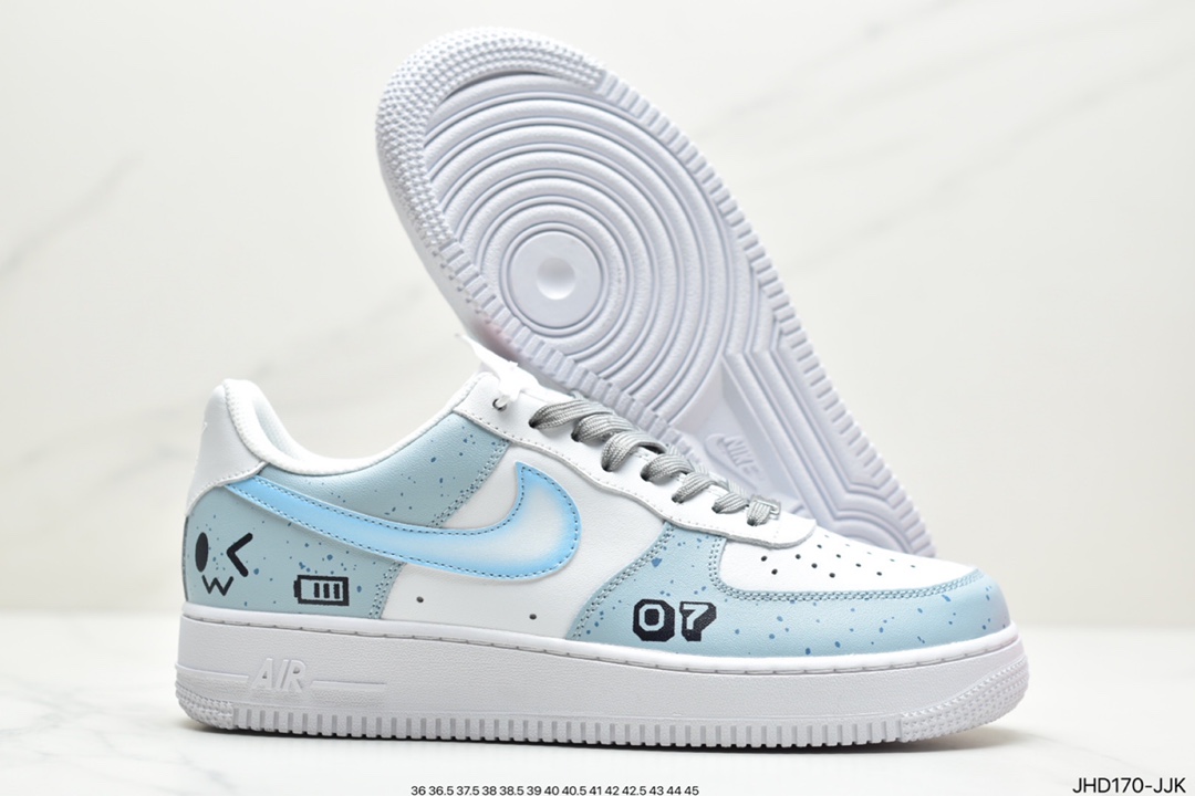 190 公司级耐克Nike Air Force 1 Low 07 深灰月球宇航员DD8959-111