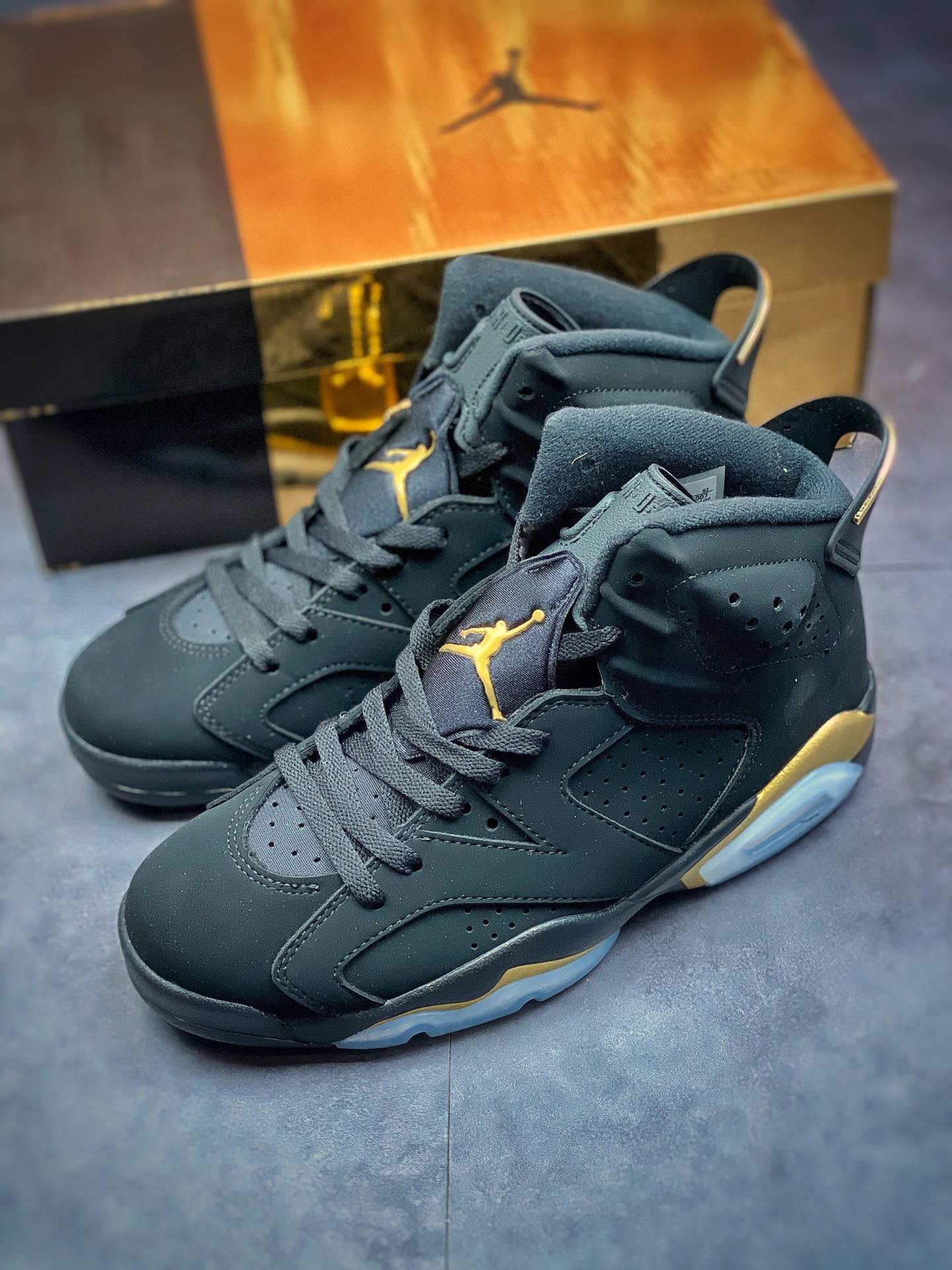 280 Air Jordan 6 ” DMP ” 黑金 篮球鞋 货号：CT4954-007