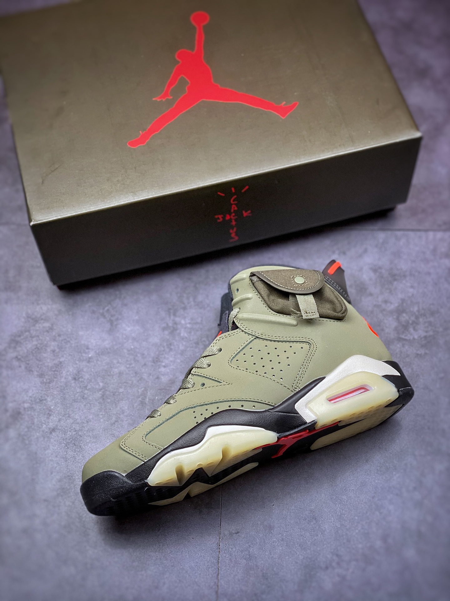 280 Tavis Scott x Air Jordan 6 Retro AJ6 重磅联名CN1084-200